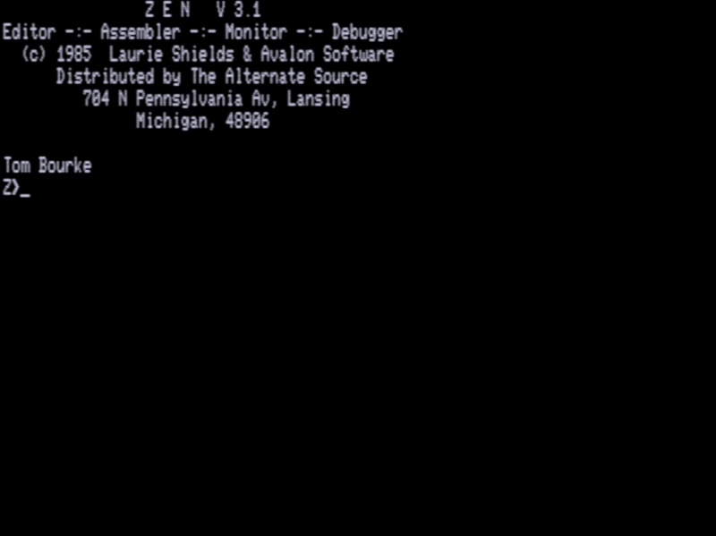 Screen shot